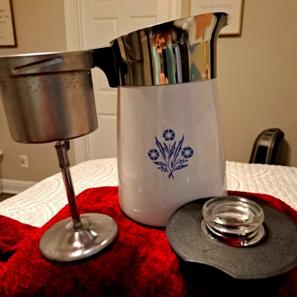 Vintage Corning Ware Cup Percolator Complete